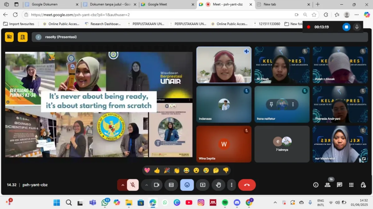 Kelas Lingkar Prestasi LIPRES Bahas Perbedaan Esai Ilmiah dan Karya Tulis Ilmiah