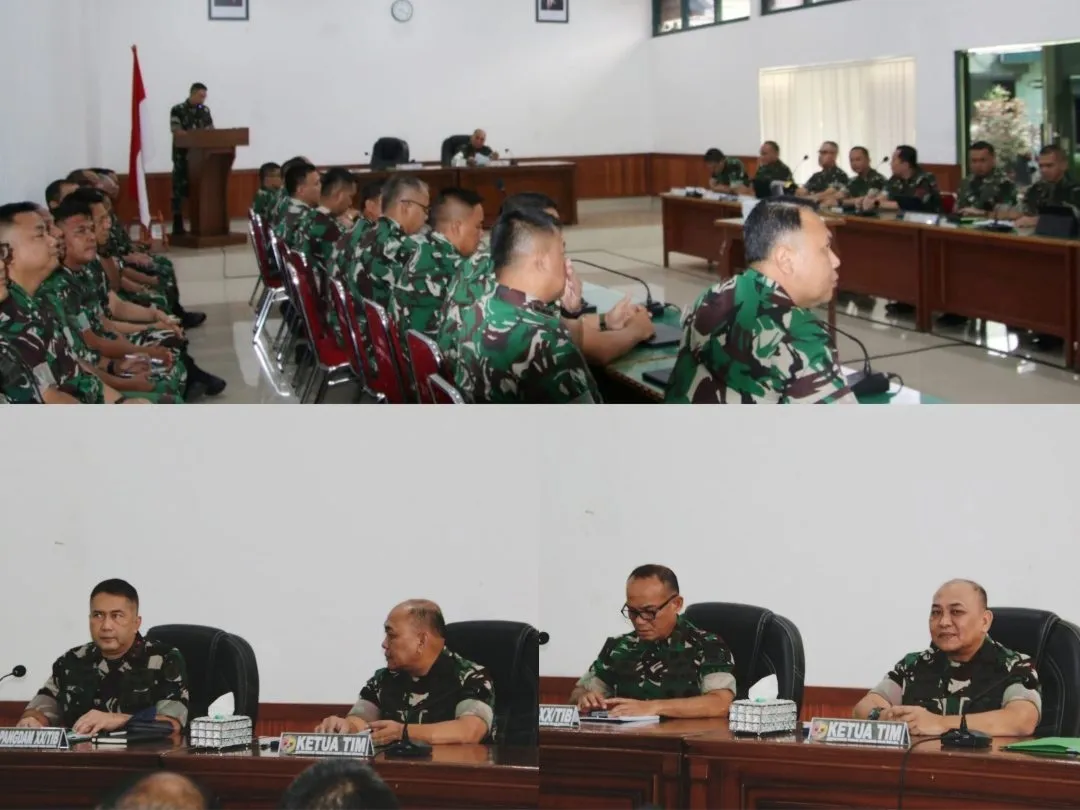 Itjenad Gelar Taklimat Awal Audit Kinerja TA 2026 di Kodam XX/Tuanku Imam Bonjol
