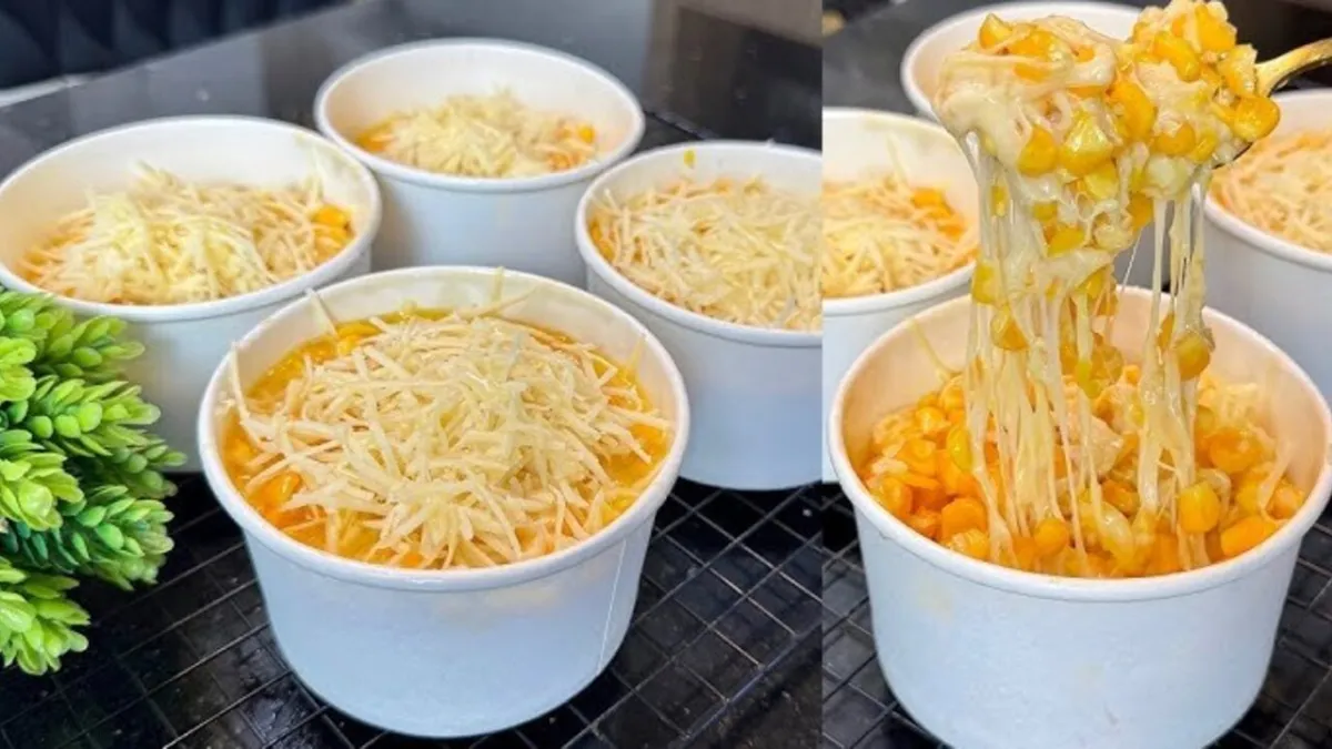 Jagung Cheese Tarik Viral, Inovasi Camilan Jagung Manis dengan Lelehan Mozzarella