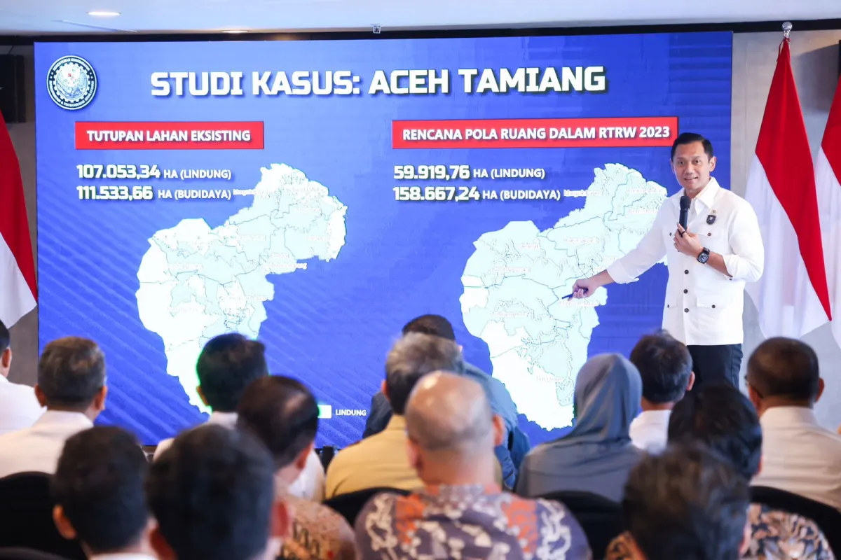 AHY Tekankan Tata Ruang Jadi Acuan Utama Pembangunan Inklusif dan Berkelanjutan
