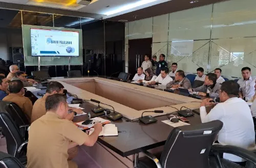 Pemkab Pelalawan Bahas Penanganan Banjir Sungai Kampar, Normalisasi Sungai Kerinci Jadi Fokus