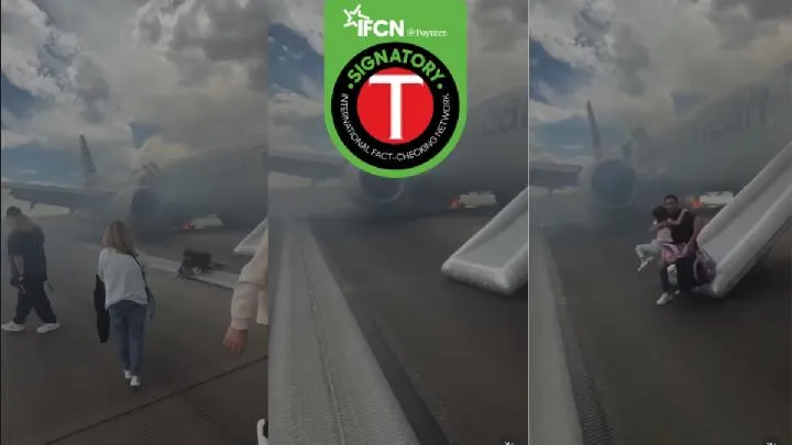 Cek Fakta: Video Evakuasi Penumpang American Airlines Bukan Dampak Serangan Rudal Iran di Bandara Israel