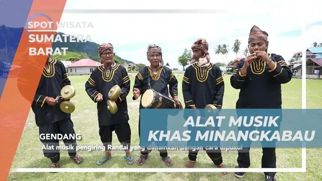 Alat Musik Khas Minangkabau Meramaikan Pertunjukan Randai di Sumatera Barat