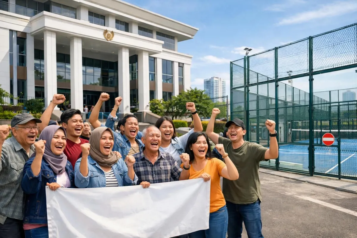 PTUN Jakarta Kabulkan Gugatan Warga Pulomas, Izin Lapangan Padel Dinyatakan Tidak Sah
