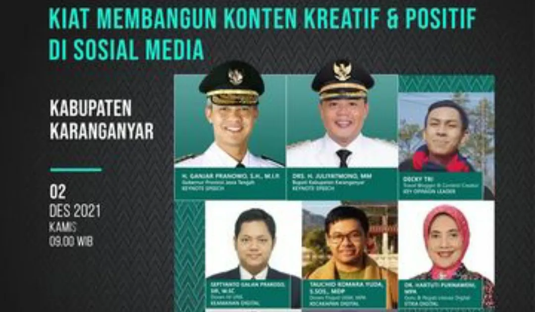 Webinar Literasi Digital di Karanganyar Bahas Pentingnya Etika di Ruang Digital