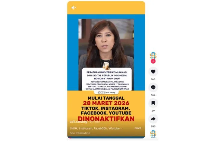 Komdigi Bantah Isu Penutupan Media Sosial per 28 Maret 2026, Pembatasan Hanya untuk Akun Anak di Bawah 16 Tahun
