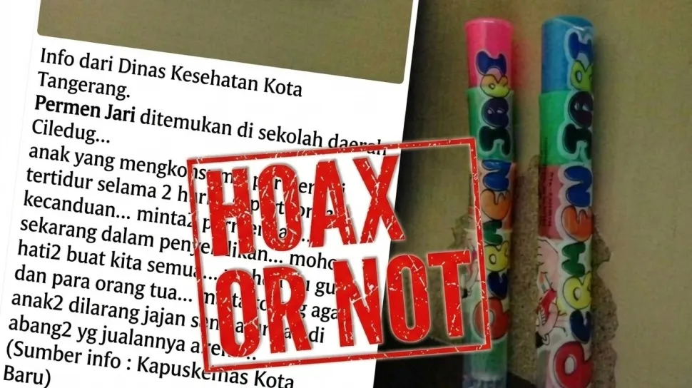 Cek Fakta: Isu Permen Jari Mengandung Narkoba hingga Bikin Anak Tidur Dua Hari Tidak Terbukti