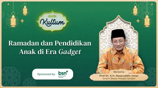 Prof. Nasaruddin Umar: Ramadan Jadi Momen Mendidik Anak di Tengah Era Gadget