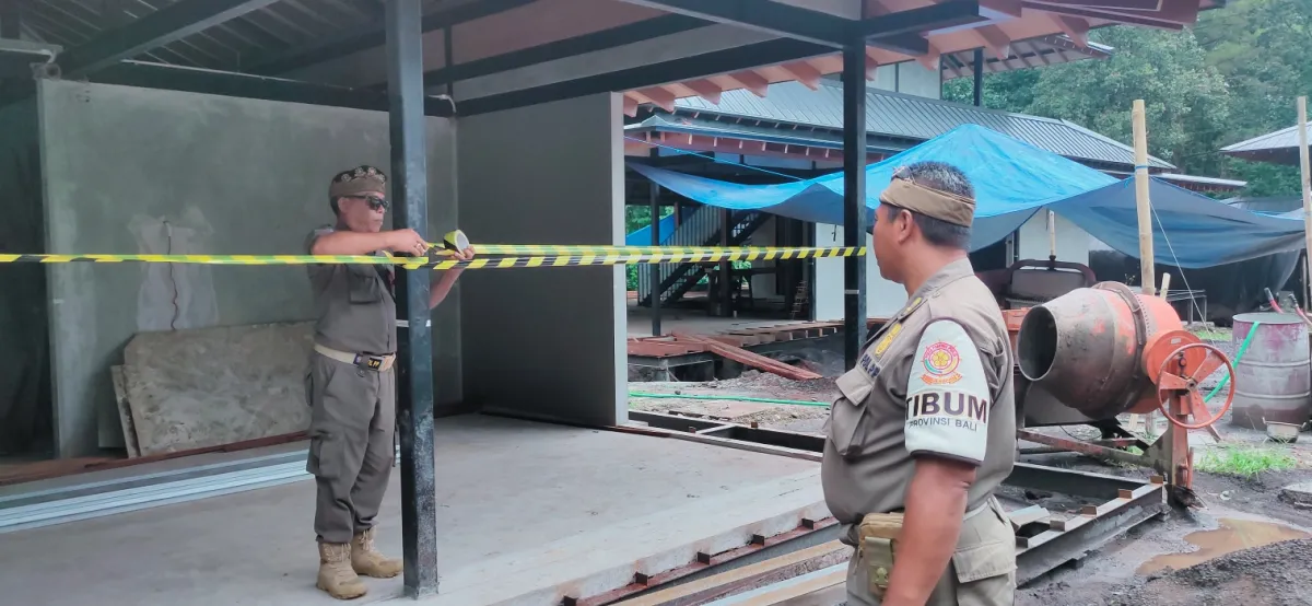 Satpol PP Bali Dalami Dugaan Pelanggaran Izin Bangunan di Kawasan Bali Handara Usai Penyegelan