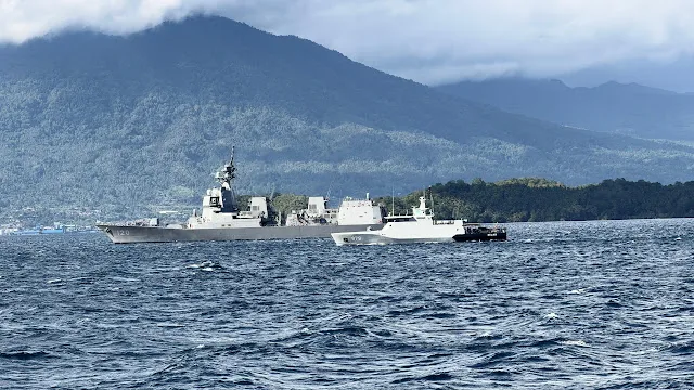 Indonesia–Jepang Gelar Latihan Laut di Perairan Sulawesi Jelang Kunjungan Kapal Perang ke Bitung