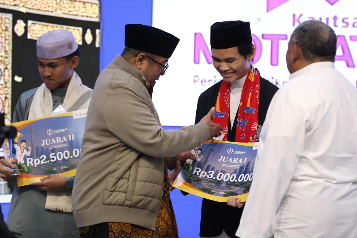 Wagub DKI Rano Karno Serahkan Penghargaan Pemenang Kompetisi Dai-Daiyah Pelajar, Diminta Jadi Agenda Tahunan