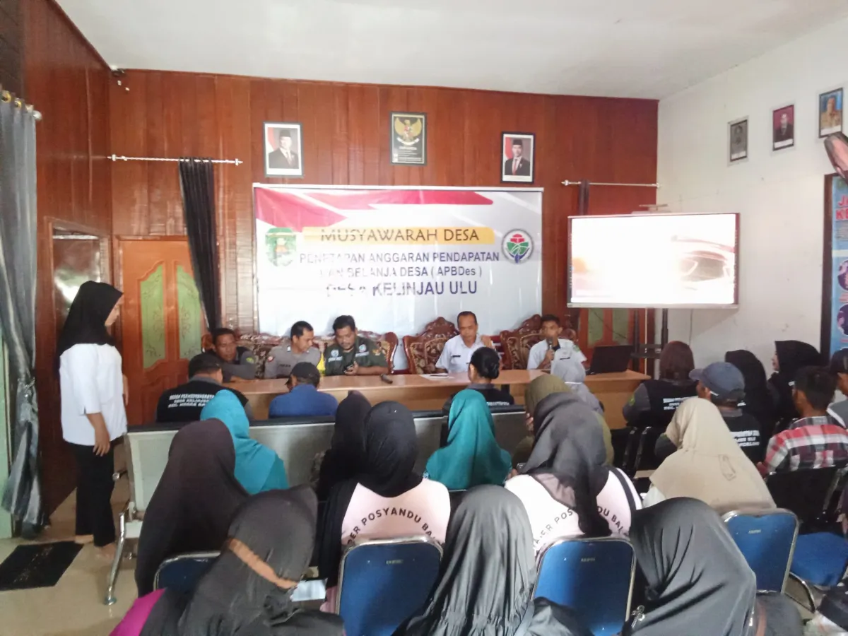 Polsek Muara Ancalong Kawal Rapat Penetapan APBDes 2026 Desa Kelinjau Ulu