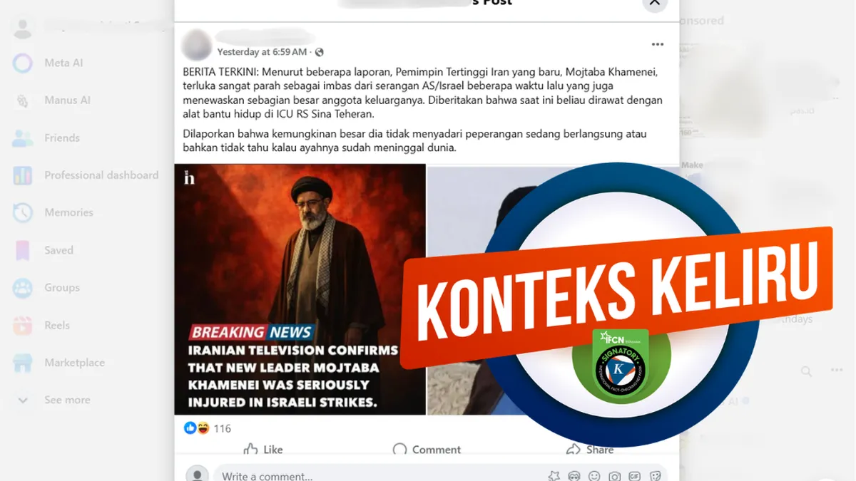 Iran Bantah Kabar Mojtaba Khamenei Terluka Parah Usai Serangan AS dan Israel