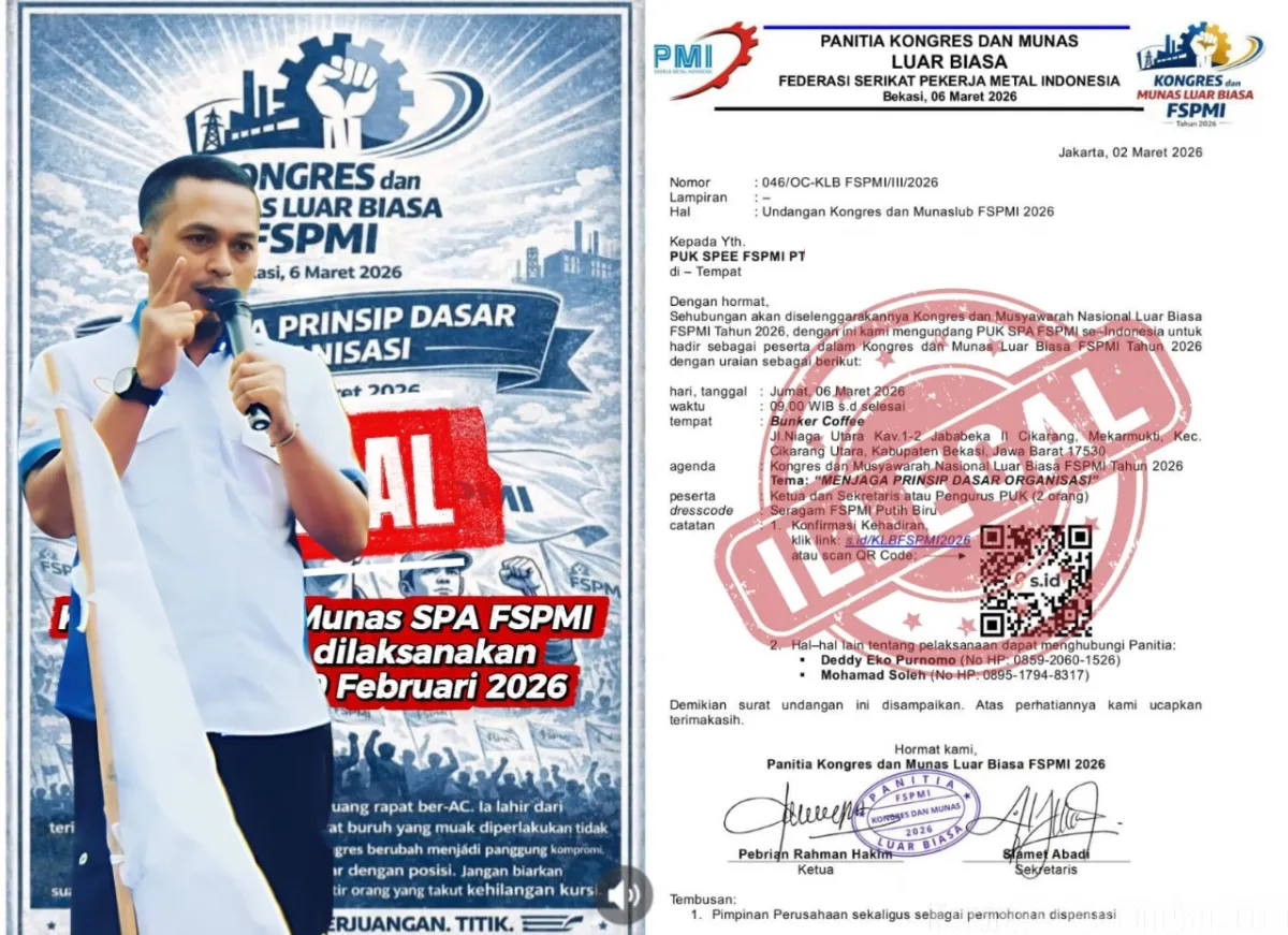 DPW FSPMI Riau Tegaskan Patuh pada DPP dan Tolak Rencana Munaslub di Bekasi