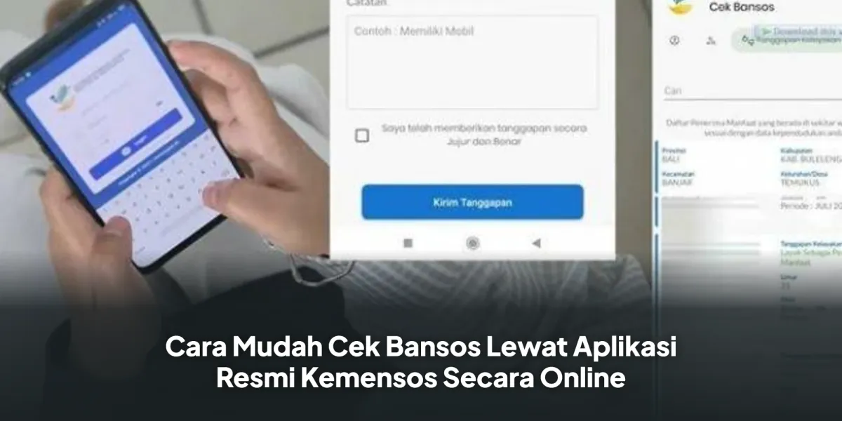 Panduan Cek Status Bansos Secara Online lewat Aplikasi Resmi Kemensos
