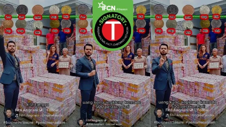 Klaim Koin Rupiah Bernilai Miliaran Rupiah di Facebook Tidak Benar, Sejumlah Video Terindikasi Buatan AI