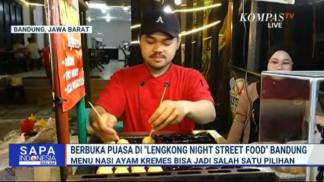Hari Pertama Ramadan 2026, Lengkong Night Street Food Bandung Tetap Ramai Pengunjung