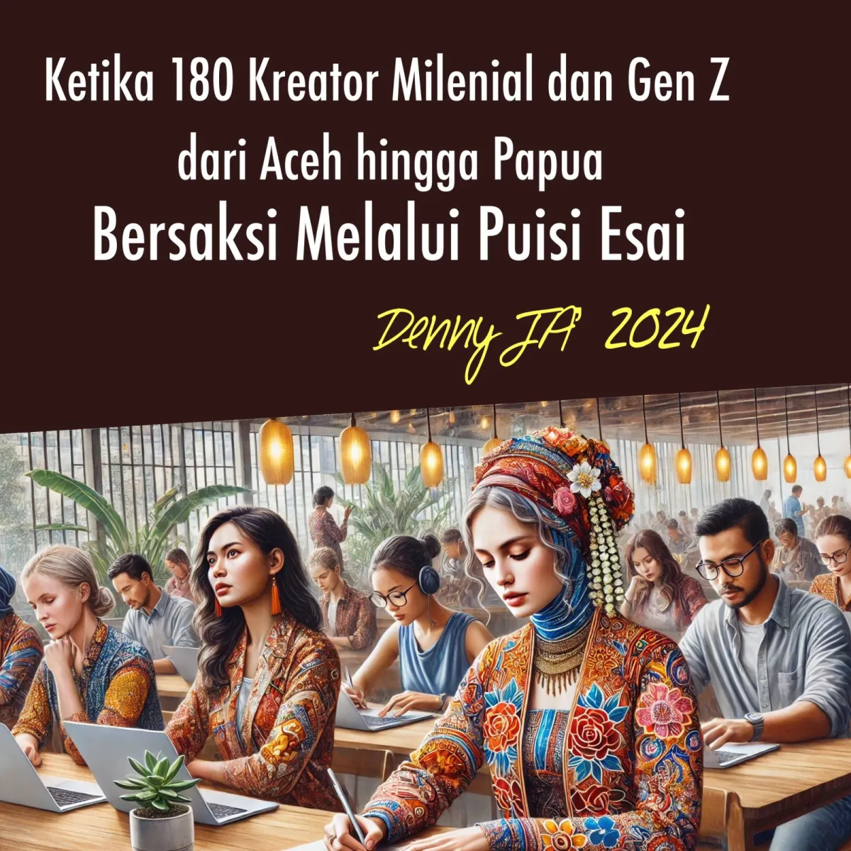 Festival Puisi Esai Jakarta 2024: 180 Kreator Muda Siapkan 18 Buku Bertema Kemanusiaan