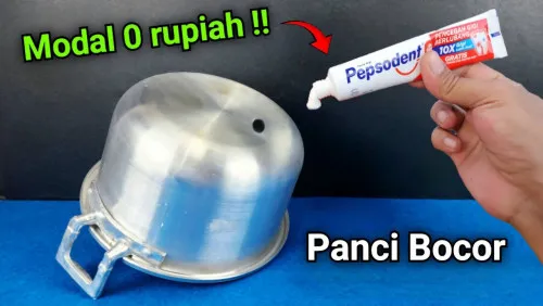 Trik Memperbaiki Panci Berlubang dengan Bahan Dapur