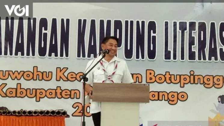 Bupati Hamim Pou Resmikan Desa Luwohu di Bone Bolango sebagai Desa Literasi