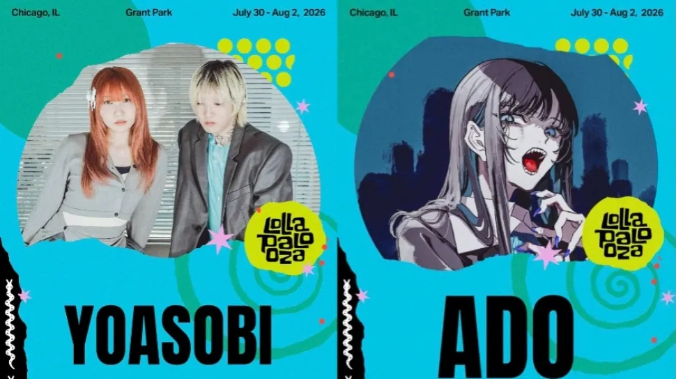 YOASOBI dan Ado Dijadwalkan Tampil di Lollapalooza 2026 di Chicago