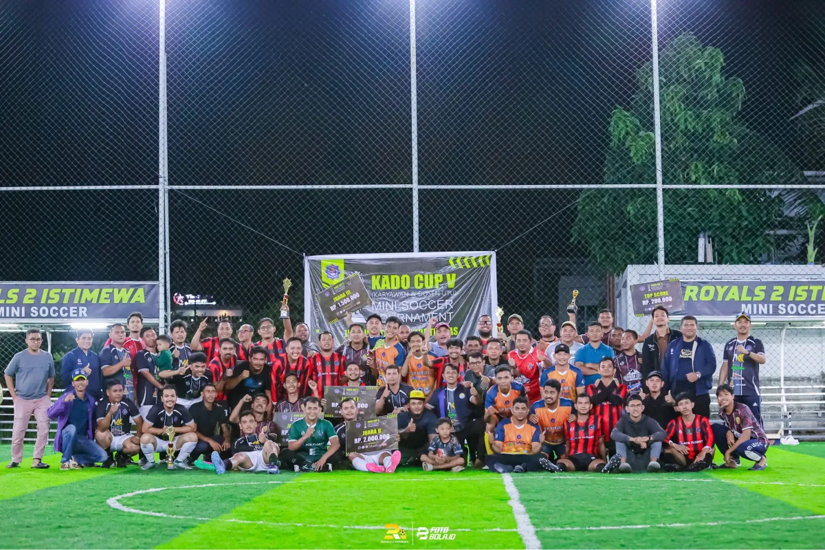 KADO CUP V 2026 Berakhir, Biro Umum dan Keuangan UTU Juara Usai Menang 4-1 di Final