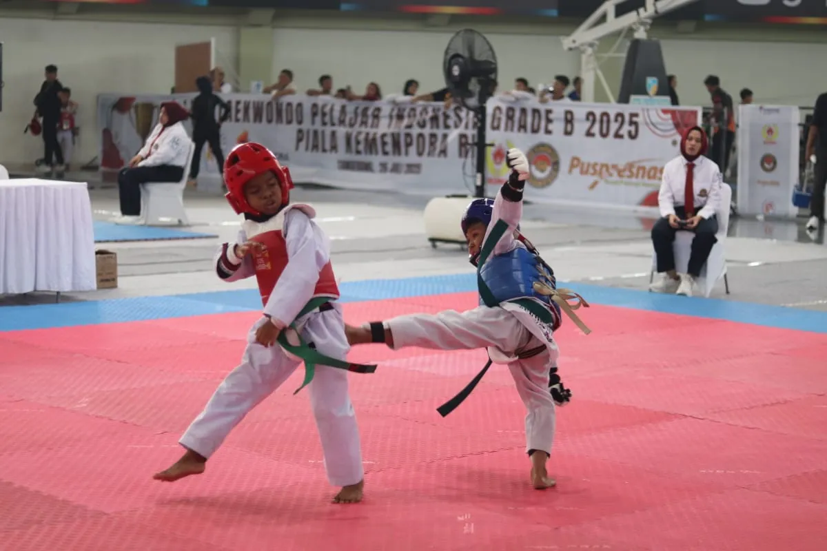 1.159 Atlet Taekwondo Pelajar Bertanding di Indomilk Arena Perebutkan Piala Kemenpora