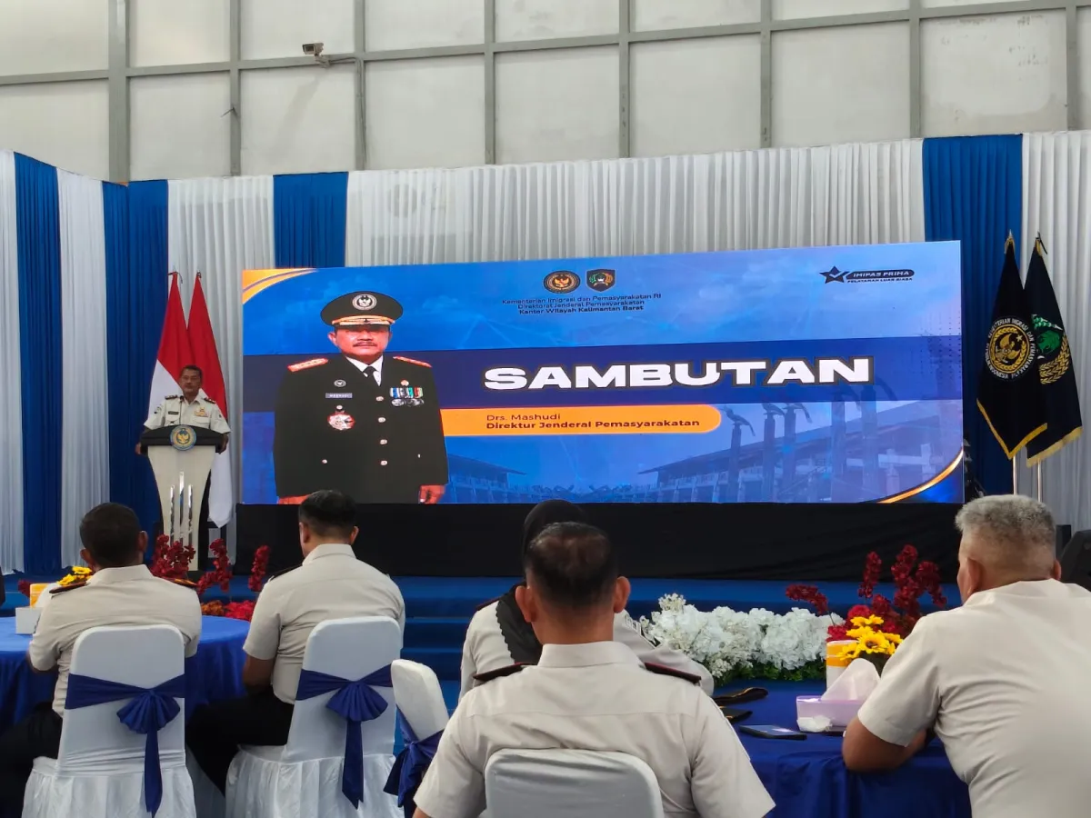 Dirjenpas Resmikan Dapur Sehat di Lapas Kelas IIA Pontianak, Tekankan Standar Gizi dan Pembinaan