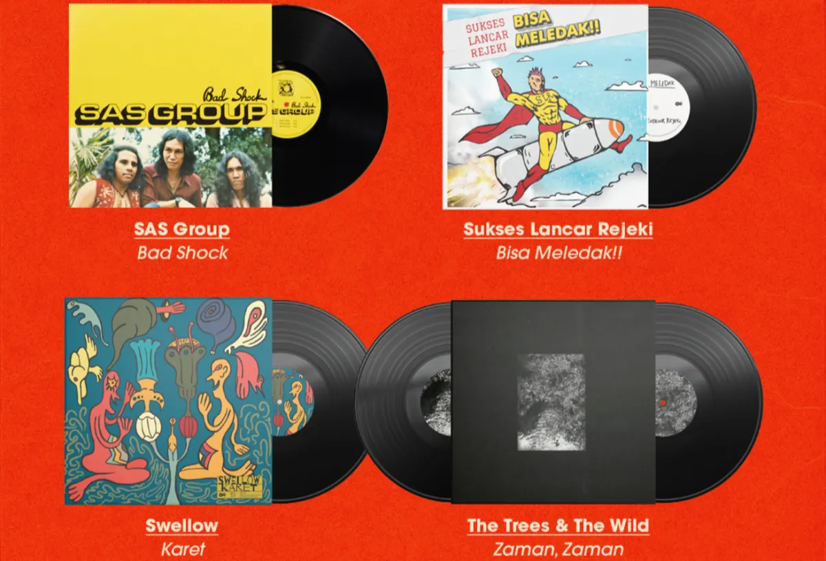 Demajors Buka Prapesan Empat Rilisan Vinyl dari The Trees & The Wild, Swellow, Sukses Lancar Rejeki, dan SAS Group