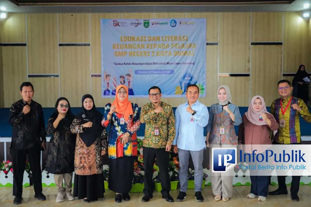 Pemko Dumai dan OJK Riau Perkuat Literasi Keuangan Pelajar untuk Cegah Judi Online dan Penipuan Digital