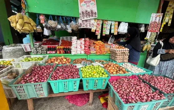 Harga Cabai dan Bawang di Pasar Rakyat Ranai Natuna Mulai Turun