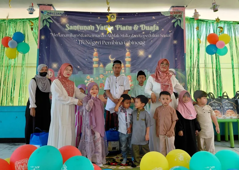 TK Negeri Pembina Cibinong Rutin Gelar Santunan Ramadan untuk Tanamkan Empati Sejak Dini