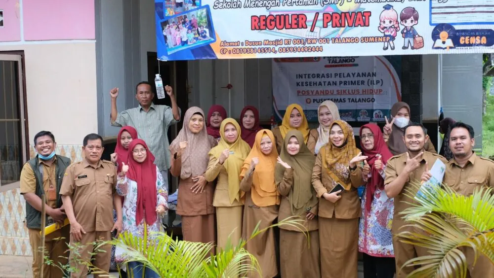 Tim Promkes DKP2KB Sumenep Edukasi Gizi Seimbang, TBC, dan Difteri di Posyandu Kalianget dan Talango