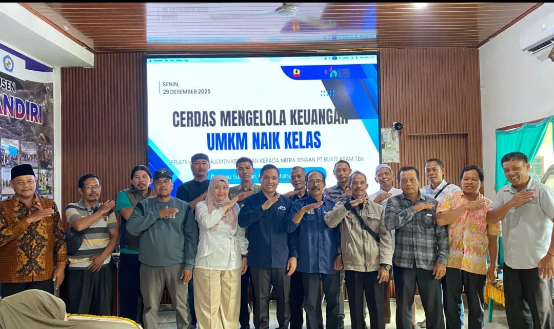 PT Bukit Asam Gelar Pelatihan Pengelolaan Keuangan untuk UMKM di Belitang