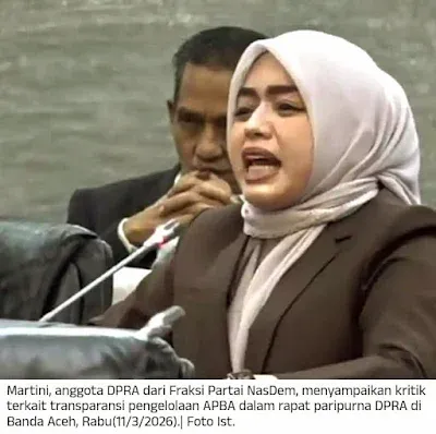 Anggota DPRA Soroti Transparansi APBA dalam Paripurna, Kritik Pengelolaan Anggaran Mengemuka