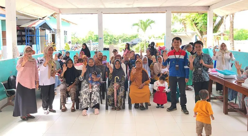 Pertamina Patra Niaga Regional Sulawesi Gelar Edukasi Gizi dan Salurkan PMT untuk Cegah Stunting di Kendari