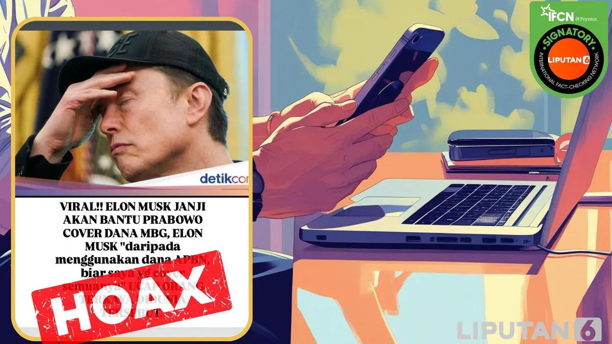 Cek Fakta: Klaim Elon Musk Janji Menalangi Seluruh Dana MBG Tidak Benar
