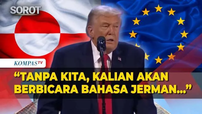 Trump di Davos Singgung Peran AS di Perang Dunia II saat Membahas Upaya Mendapatkan Greenland