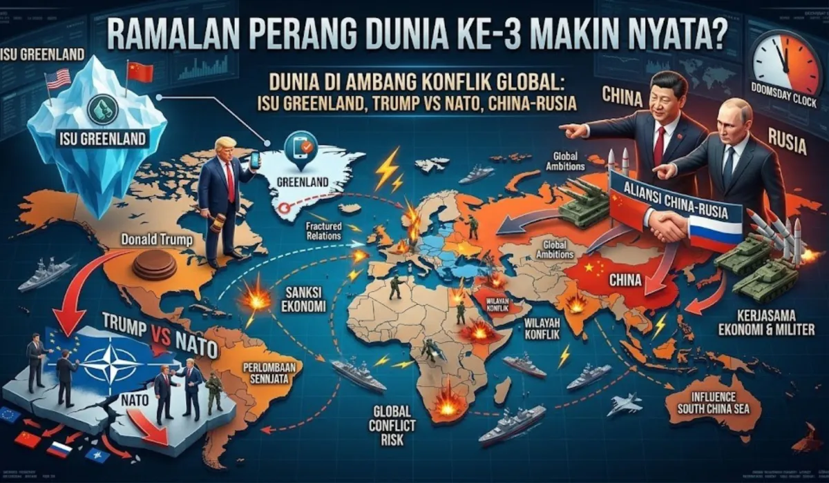 Tensi Geopolitik Menguat: Isu Greenland, Persaingan AS dengan China-Rusia, dan Risiko Eskalasi Global