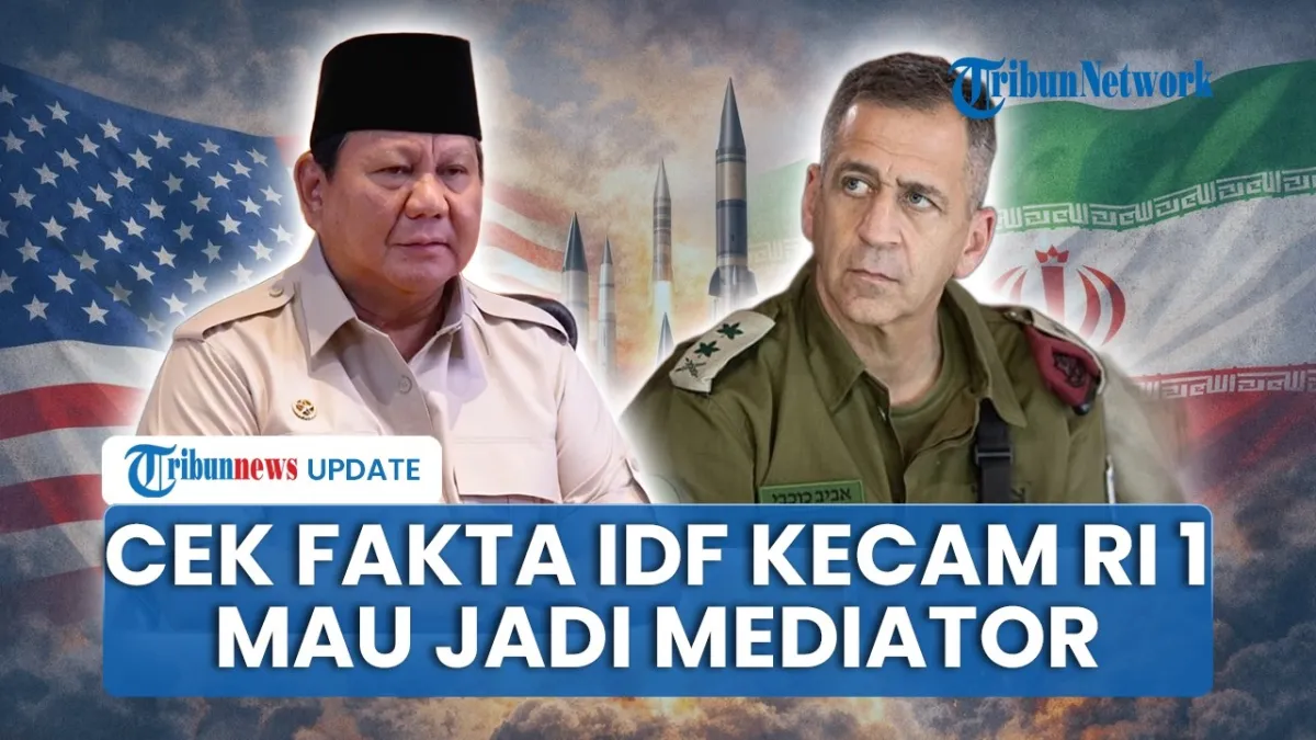 Cek Fakta: Klaim Jenderal Israel Ancam Jakarta Terkait Rencana Indonesia Jadi Mediator AS-Iran Disebut Hoaks