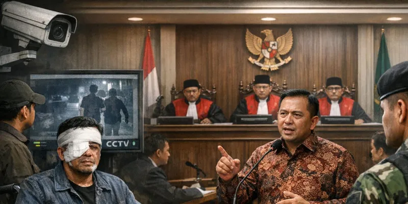Kasus Penyiraman Air Keras terhadap Andrie Yunus Kembali Sorot Transparansi Peradilan