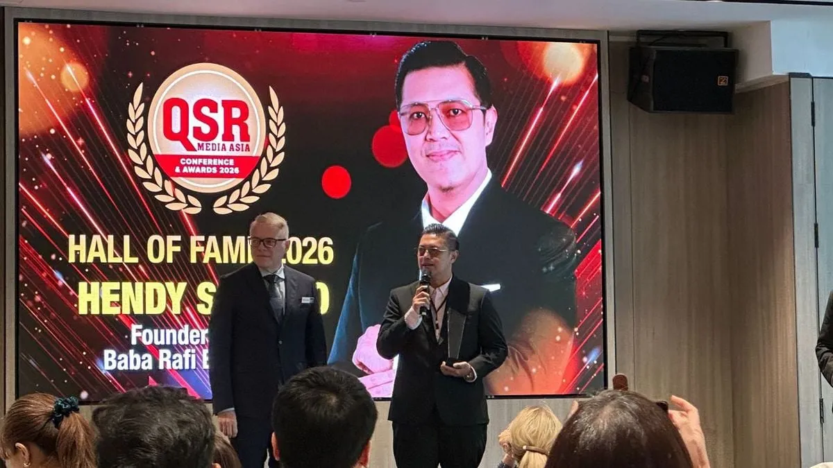 Hendy Setiono Raih Penghargaan Hall of Fame Perdana di QSR Media Asia Awards 2026