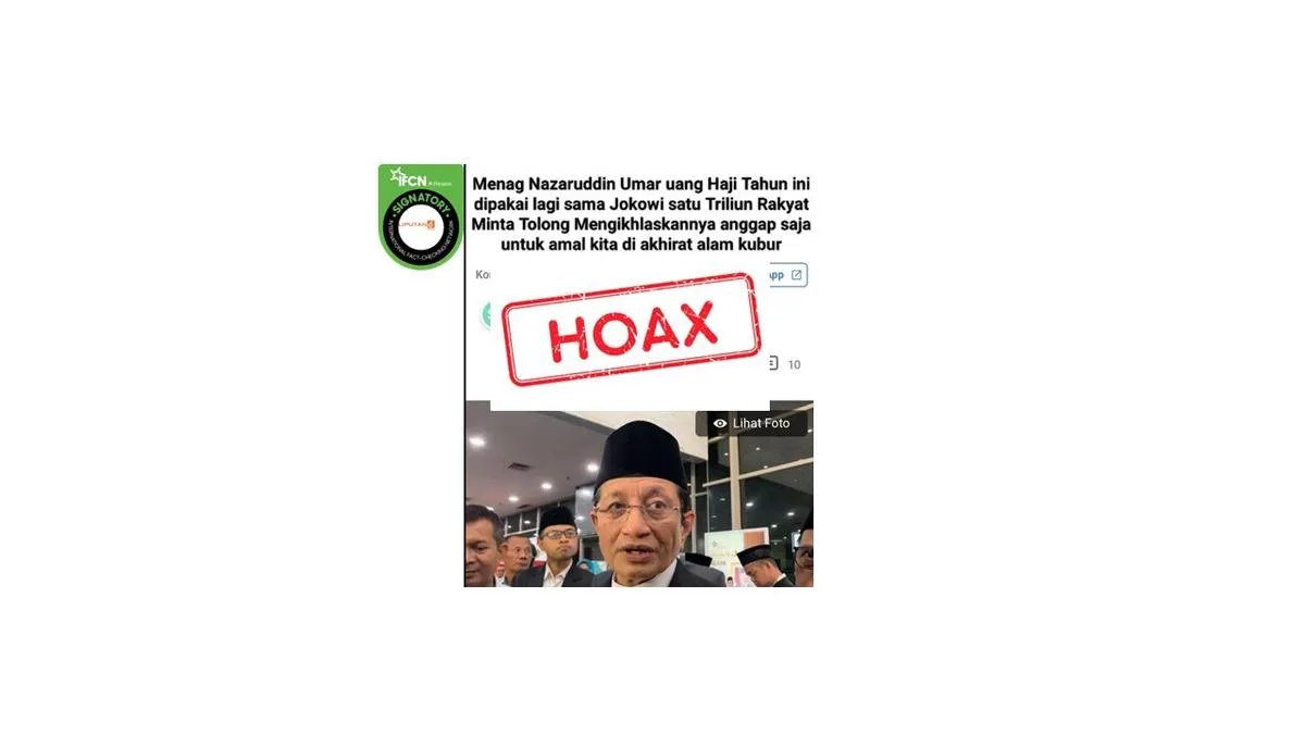 Hoaks Mencatut Nama Menag Nasaruddin Umar Beredar di Medsos, Ini Daftar Klaim yang Telah Diverifikasi