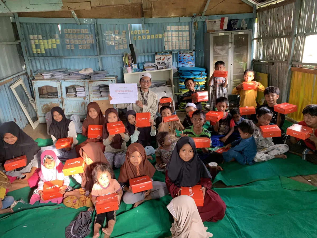 Genesia Project Gelar Aksi “Genesia Peduli” untuk Anak-Anak KPAJ Manggala di Makassar