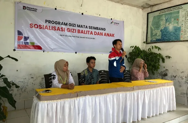Pertamina Gelar Sosialisasi Gizi dan Beri PMT untuk Cegah Stunting di Kendari