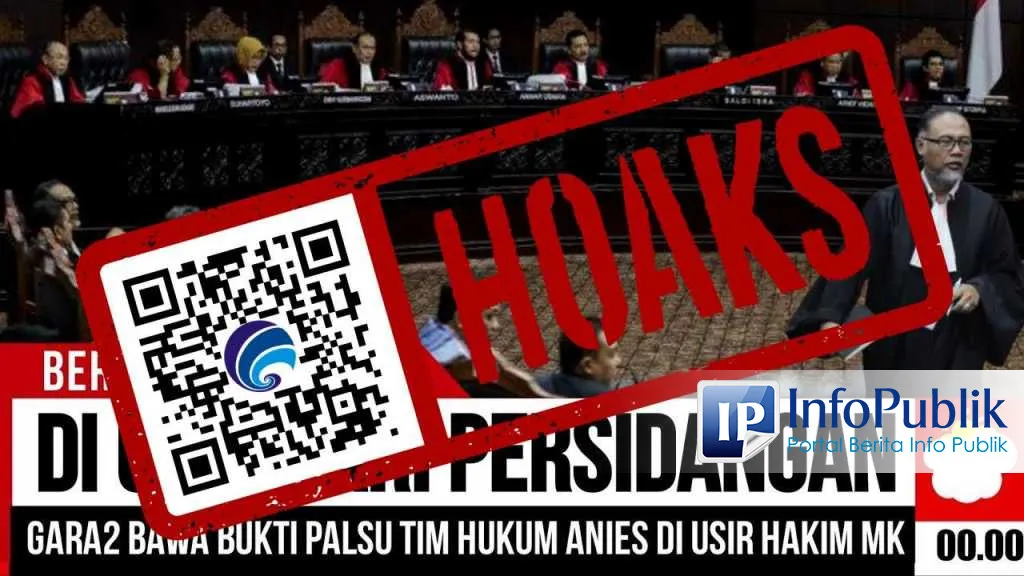 Cek Fakta: Klaim MK Mengusir Tim Hukum Anies Baswedan karena Bukti Palsu