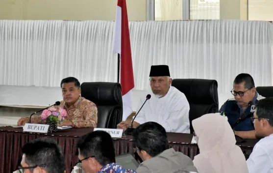 Pemprov Sumbar dan Pemkab Agam Selaraskan Agenda Prioritas Pembangunan Daerah