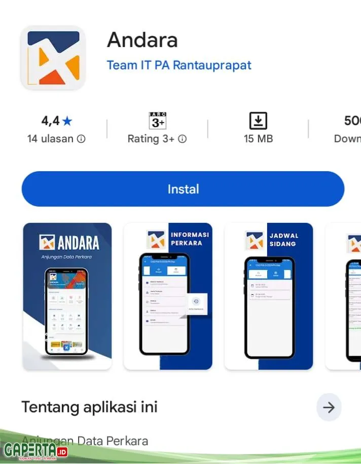 Pengadilan Agama Rantauprapat Perkenalkan Aplikasi ANDARA untuk Akses Informasi Perkara
