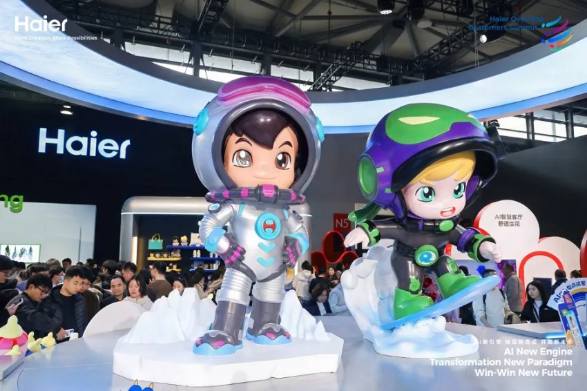 AWE 2026 Dibuka di Shanghai, Haier Perkenalkan AI Vision 2.0 dan Tiga Kategori Robot Rumah Tangga