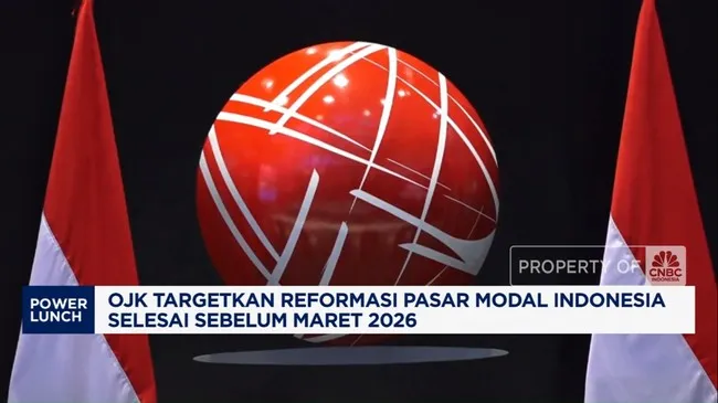 OJK Menargetkan Reformasi Pasar Modal Rampung Sebelum Maret 2026